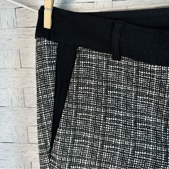 Lane Bryant black white plaid trouser pants office academia evening plus size - Picture 3 of 10